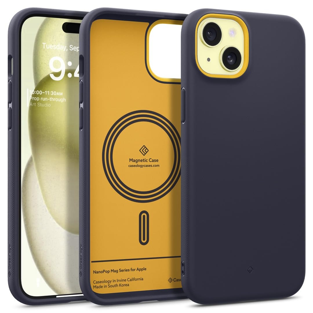 Case Back Cover Spigen Apple iPhone 15 Pro Liquid Air Navy Blue